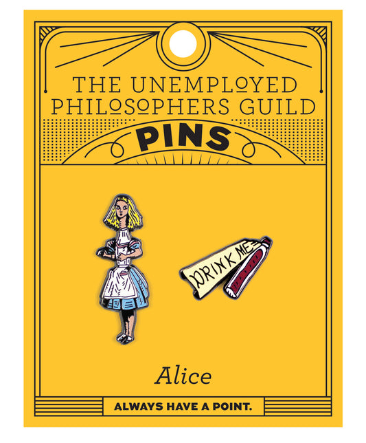 Enamel Pins: Alice