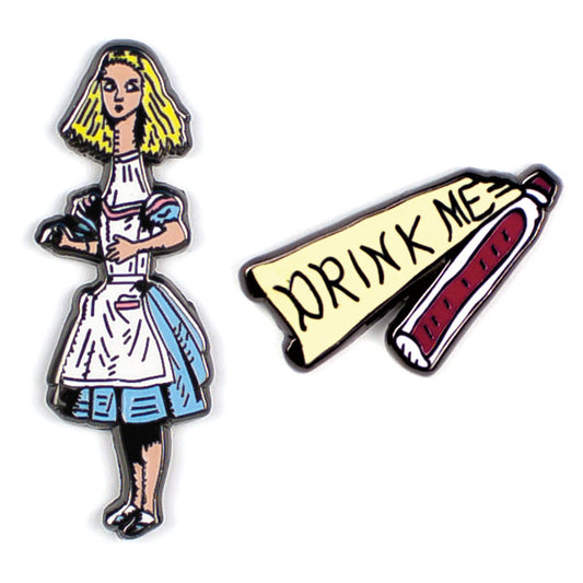 Enamel Pins: Alice