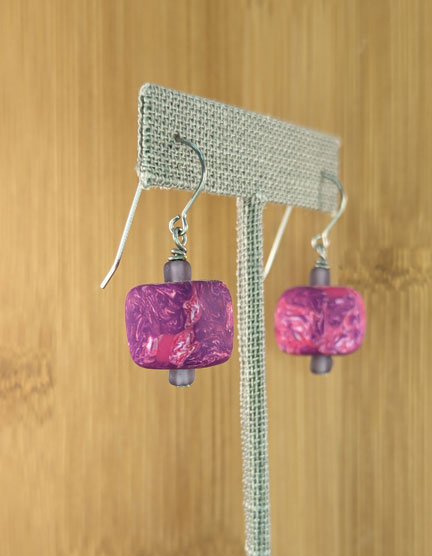 Fimo Bead Earrings