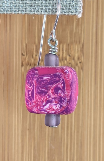 Fimo Bead Earrings