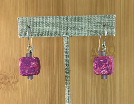 Fimo Bead Earrings