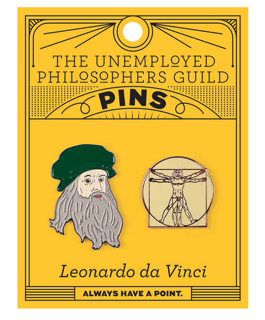 Enamel Pins: Leonardo Da Vinci