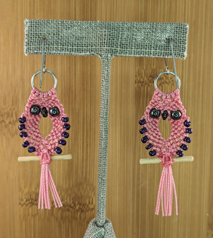 Macramé Owls: Pink