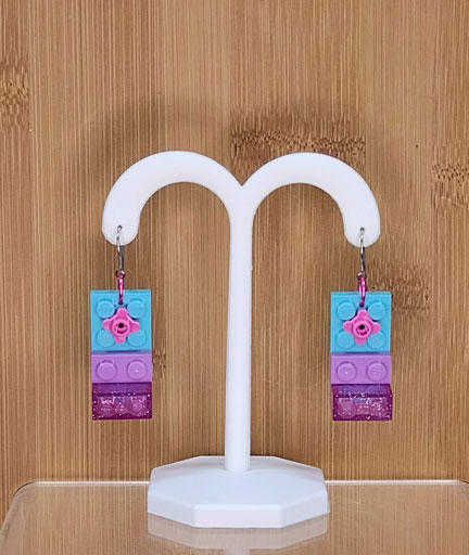 LEGO earrings: Block Power