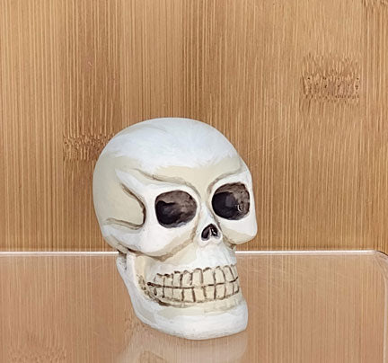 Painted Skull: bone