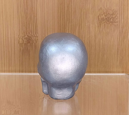 Painted Skull: silver