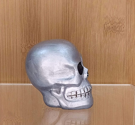 Painted Skull: silver
