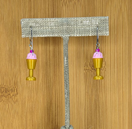 LEGO earrings: Ice Cream Sundae
