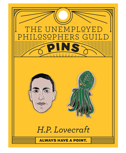 Enamel Pins: H.P. Lovecraft