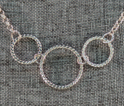 3 Ring Necklace