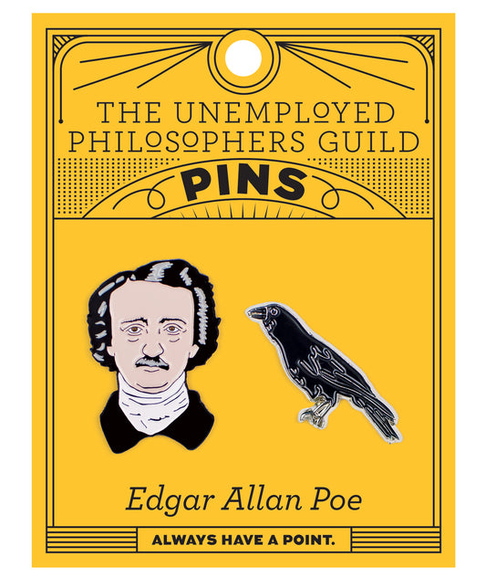 Enamel Pins: Edgar Allan Poe