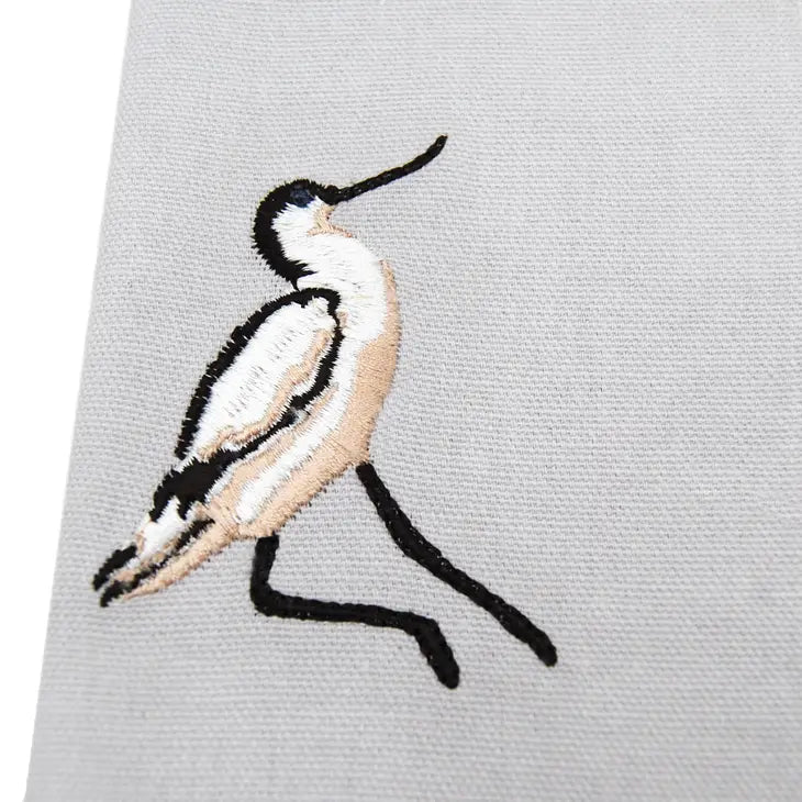 Coastal Embroidered Avocet Napkins