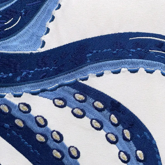 Blue Octopus Indoor/outdoor Pillow