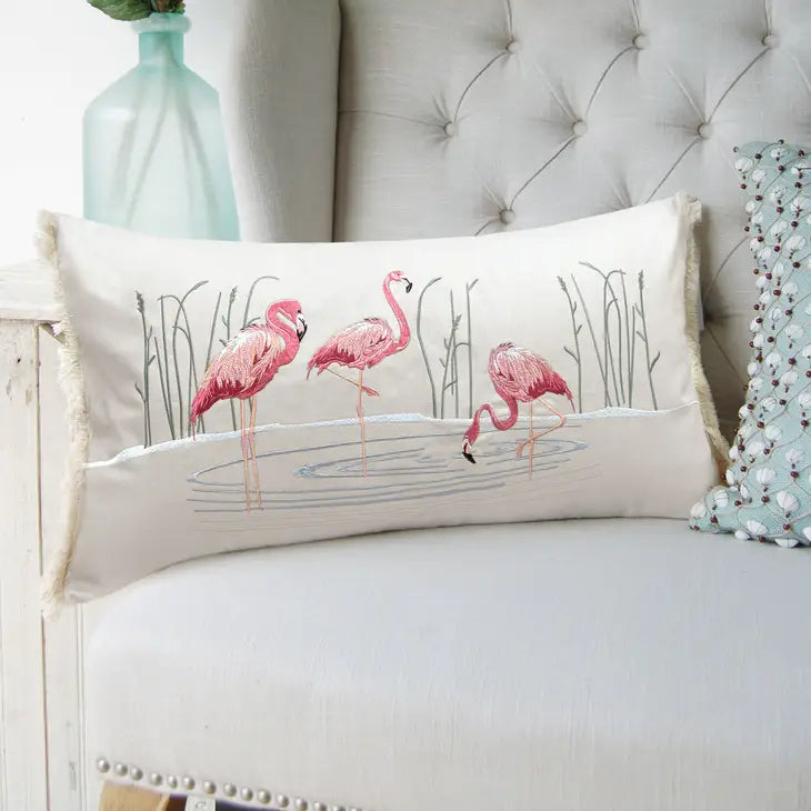 Flamboyance Lumbar Pillow - Indoor Cotton