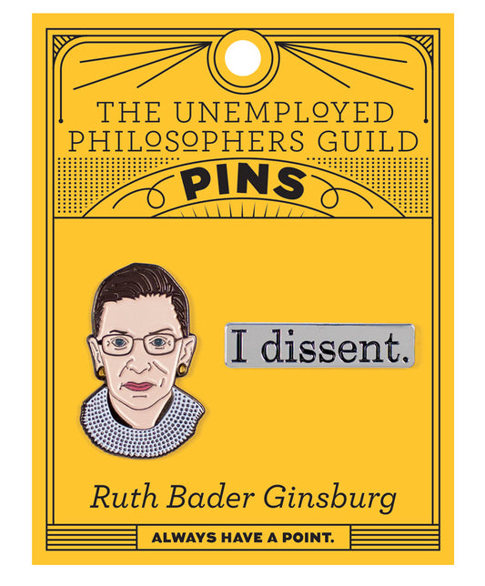 Enamel Pins: Ruth Bader Ginsburg