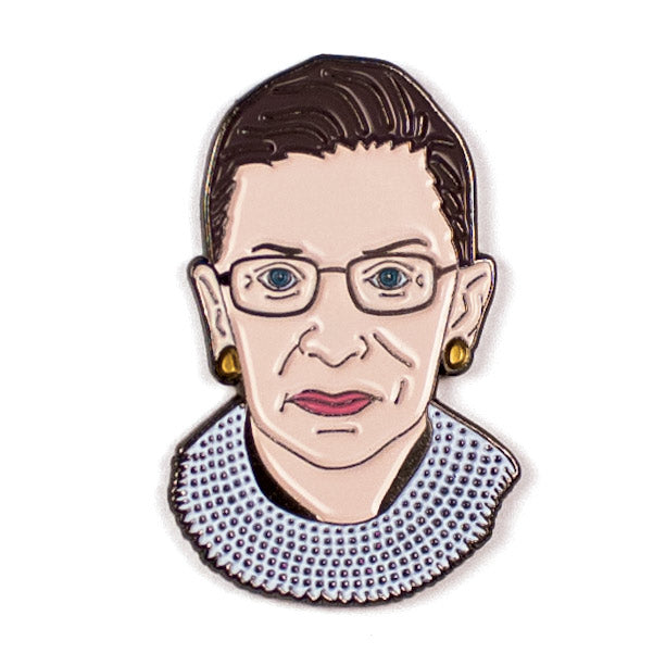 Enamel Pins: Ruth Bader Ginsburg