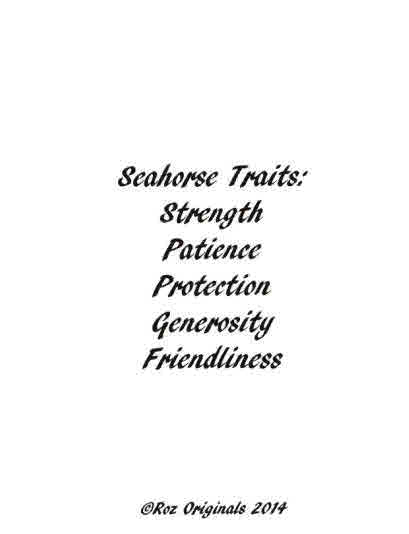 Card: Yellow Seahorse