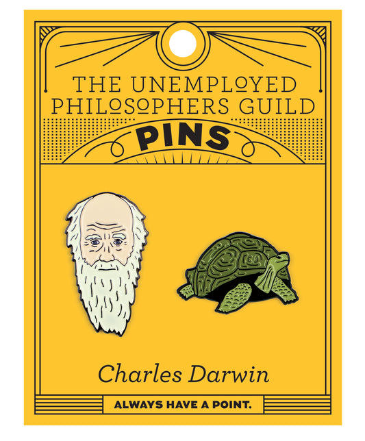 Enamel Pins: Charles Darwin