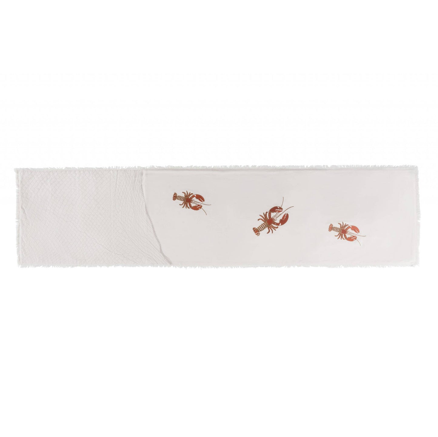 Embroidered Lobster Table Runner