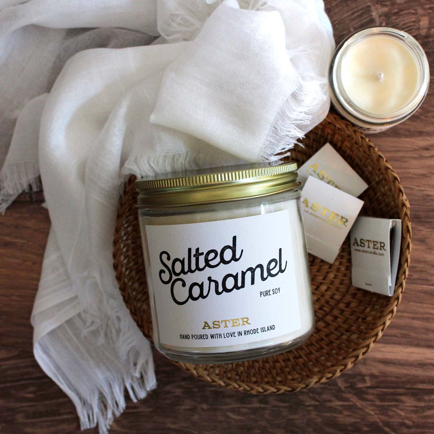 Salted Caramel Candle - 4oz, 16oz