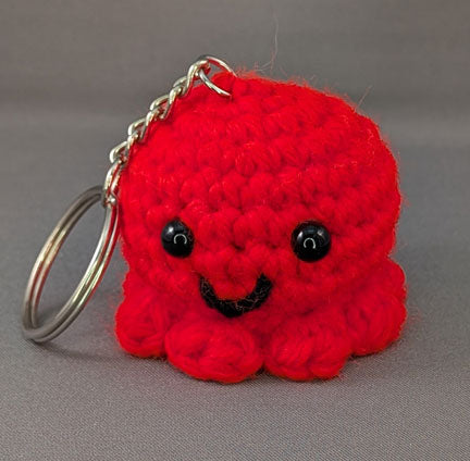 Crochet  Octopus key-chain