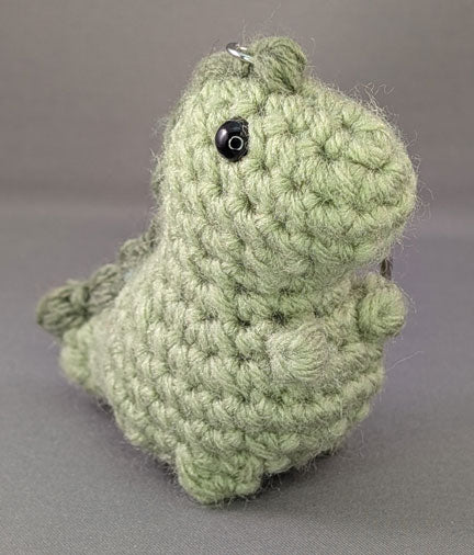 Crochet Dinosaur key-chain