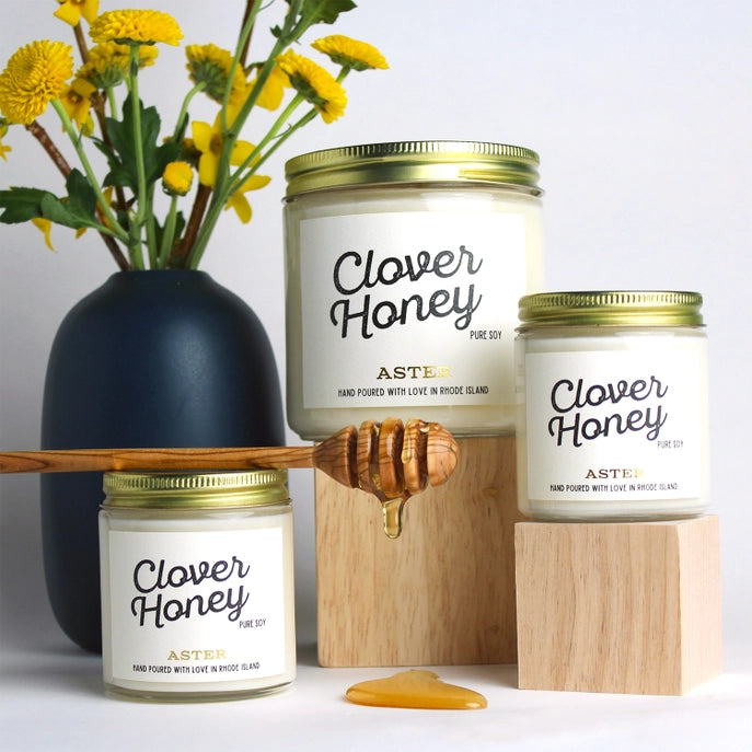 Clover Honey Candle - 4oz