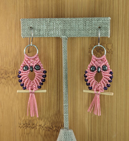 Macramé Owls: Pink