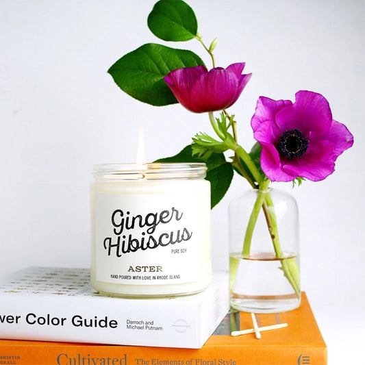 Ginger Hibiscus Candle - 4oz