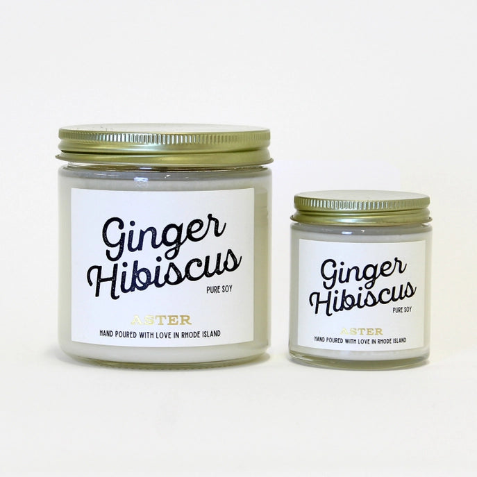 Ginger Hibiscus Candle - 4oz