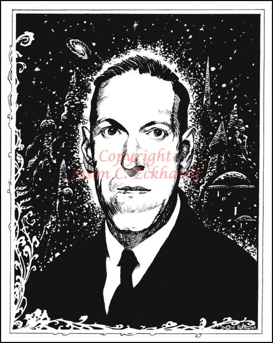 8x10 Print: Lovecraft Portrait