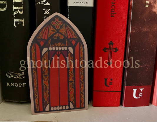 Vampire Stained Glass Inspired Sticker