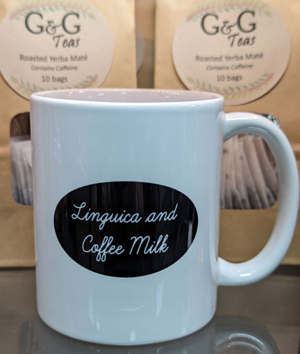 Linguica and Coffee Milk Mug