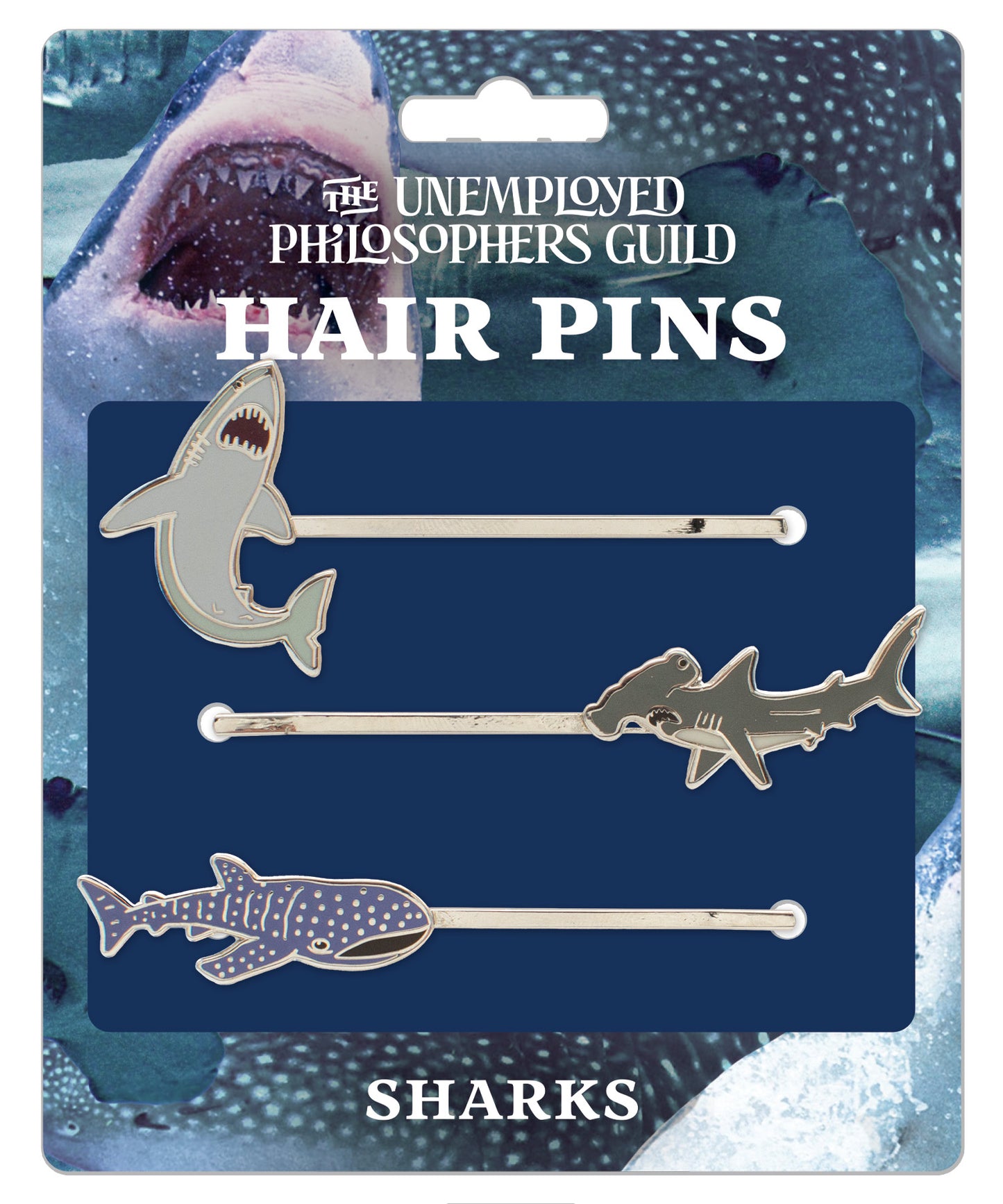 Hair Pins: Sharks