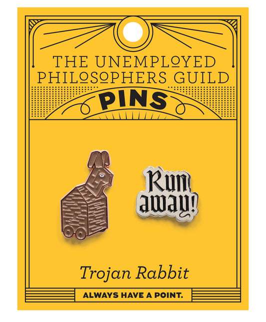 Enamel Pins: Monty Python Trojan Rabbit