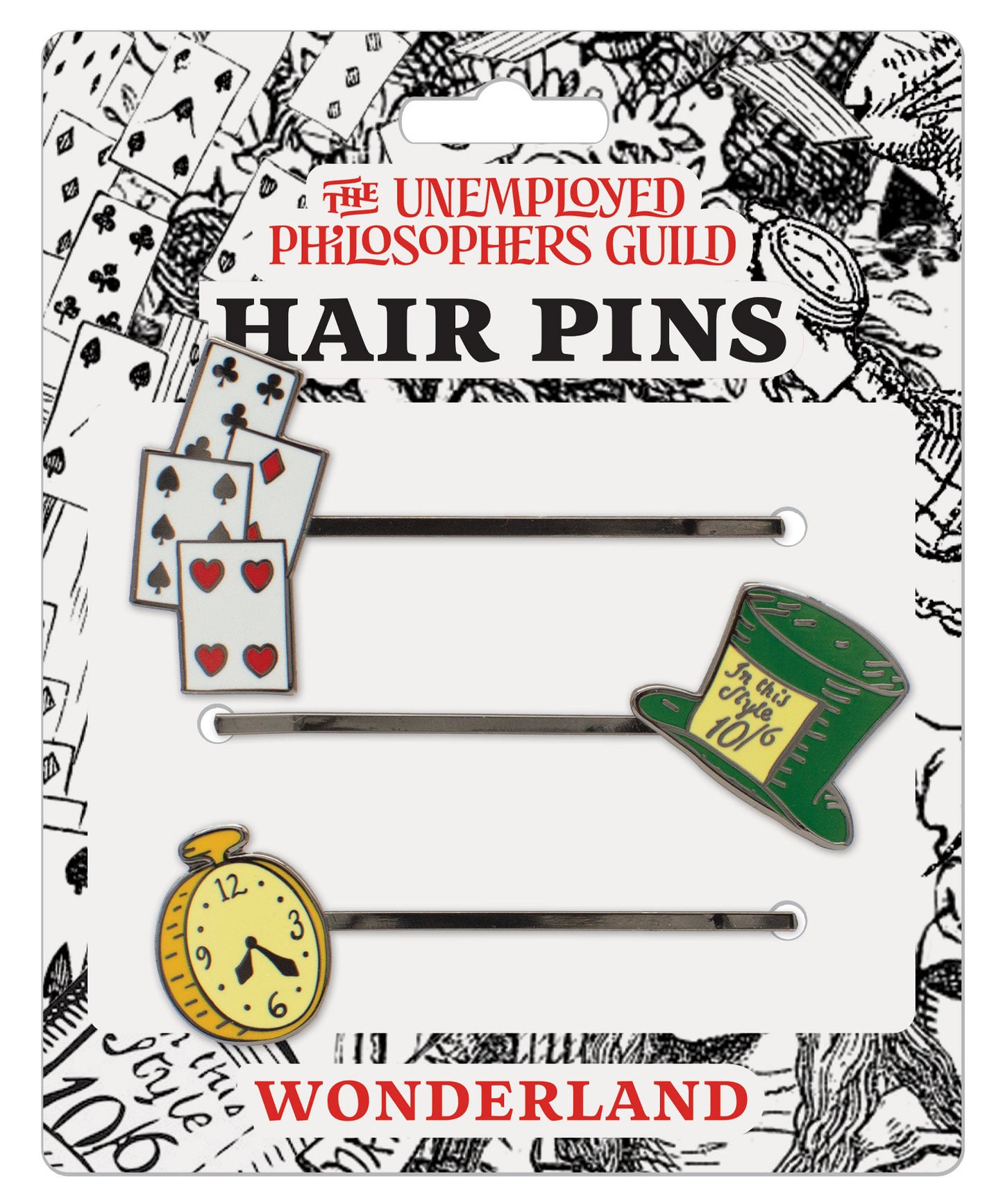Hair Pins: Alice in Wonderland